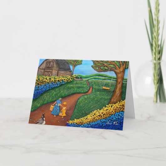 Straße zum Ahorn Karte (Vorderseite)