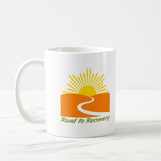 Straße zum Erholungs-Gang Kaffeetasse (Links)