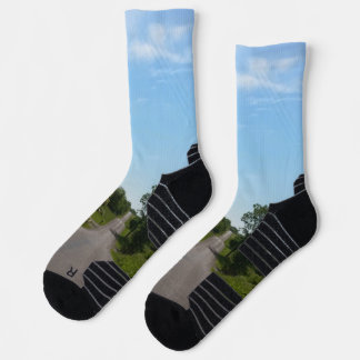 Straße zum Laufen Socken