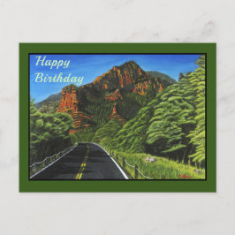 Straße zum Rock Slide, Sedona Postkarte