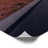 Straße zum Tribal-Denkmal Park Poster (Ecke)