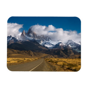 Straße, zum von Fitzroy, Patagonia anzubringen Magnet