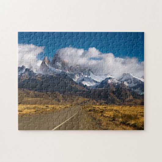 Straße, zum von Fitzroy, Patagonia anzubringen Puzzle (Horizontal)