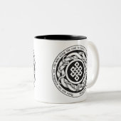 Straße zum Wahrheits-endlosen Knoten Zweifarbige Tasse (VorderseiteRechts)