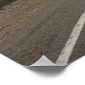 Straße zur Teton-Gebirgskette Poster (Ecke)