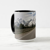 Straße zur Teton-Gebirgskette Tasse (Vorderseite Links)