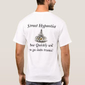 Straßehypnotist-Doppelt-Logo Sarif T-Shirt (Rückseite)
