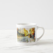 Straßen alten Prag-Aquarells Espressotasse (Rechts)