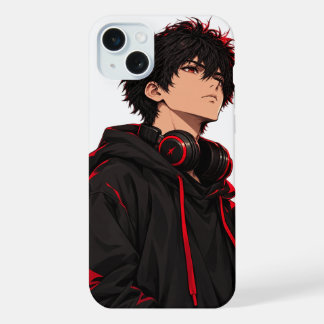 Straßen-Anime-Junge iPhone 15 Plus Hülle