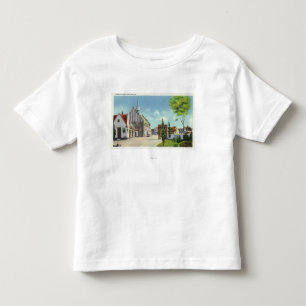 Straßen-Ansicht des dänischen Dorfs Kleinkind T-shirt