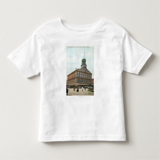 Straßen-Ansicht des Faneuil Hall Kleinkind T-shirt (Vorderseite)