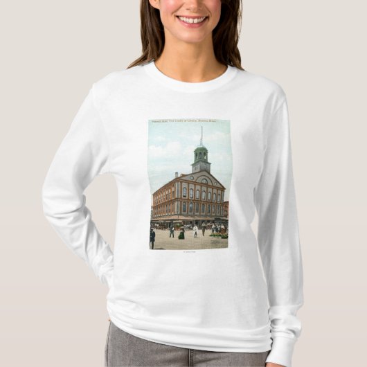 Straßen-Ansicht des Faneuil Hall T-Shirt (Vorderseite)
