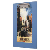 Straßen-Ansicht mit Paar-u. Turm-Uhr-Schiene Klemmbrett (Links)