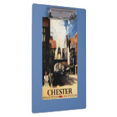 Straßen-Ansicht mit Paar-u. Turm-Uhr-Schiene Klemmbrett (Rechts)