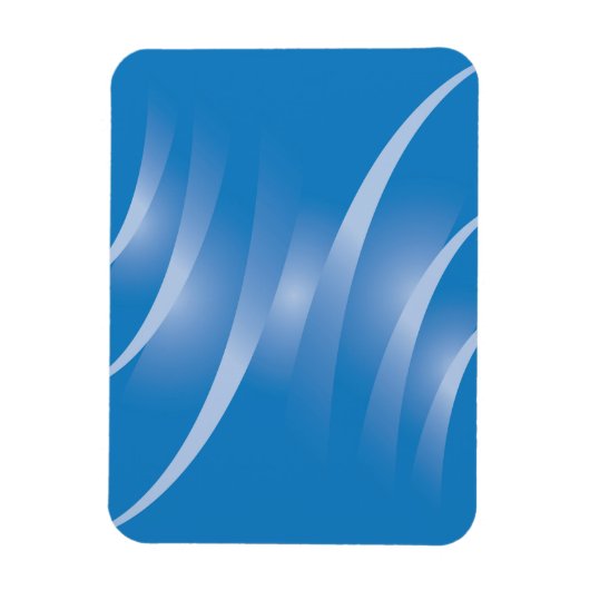 Straßen auf blau magnet (Vertikal)