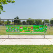 Straßen auf dem Campingplatz für Autos 2,5x12 Bann Banner (Insitu)