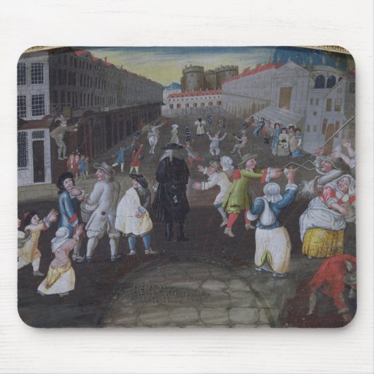 Straßen-Ausführende am Karneval Populaire Mousepad (Vorne)