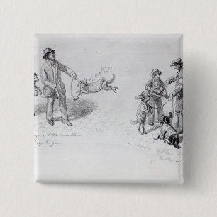 Straßen-Ausführende, c.1839-43 Button