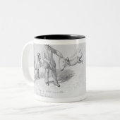 Straßen-Ausführende, c.1839-43 Zweifarbige Tasse (Vorderseite Links)