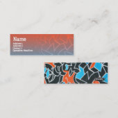 STRASSEN-BLÖCKE MINI VISITENKARTE (Vorne/Hinten)