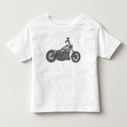 Straßen-Bobmotorrad Kleinkind T-shirt (Vorderseite)