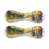 Straßen der alten Prager Wasserfarbe Baseball (Paneele)