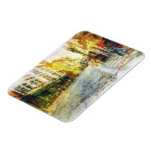 Straßen der alten Prager Wasserfarbe Magnet (Linke Seite)