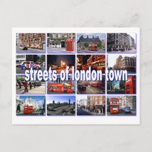 Straßen der London Postkarte