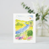 Straßen des Tals Postkarte (Stehend Vorderseite)