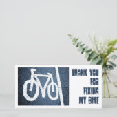 Straßen-Fahrrad - danke (Stehend Vorderseite)