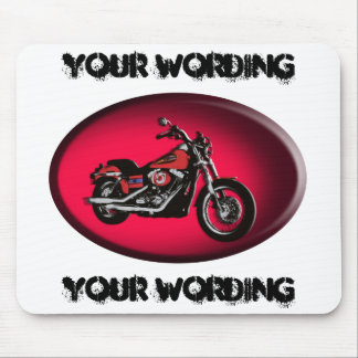 Straßen-Fahrrad mousepad des Motorrades rotes