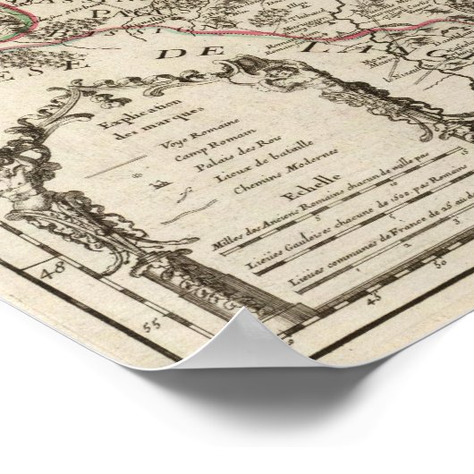 Straßen Frankreichs Poster (Ecke)