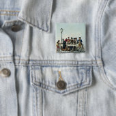 Straßen-Frühstück graviert durch G.Hunt, 1825 Button (Beispiel)
