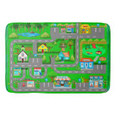 Straßen für Autos Badematte (Vorderseite)