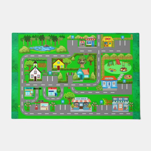 Straßen für Autos Fußmatte (Vorderseite)