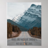 Straßen für Journeys Poster (Vorne)