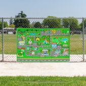 Straßen für Personenkraftwagen 2 1/2' x 4' Banner (InSitu)