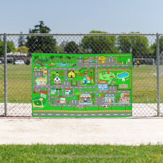 Straßen für Personenkraftwagen 2 1/2' x 4' Banner (InSitu)