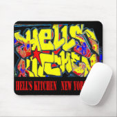 Straßen-Graffiti der Hölle der Küchen-NYC Mousepad (Mit Mouse)