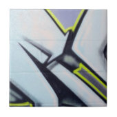 Straßen-Graffiti-Pfeile Fliese (Vorderseite)