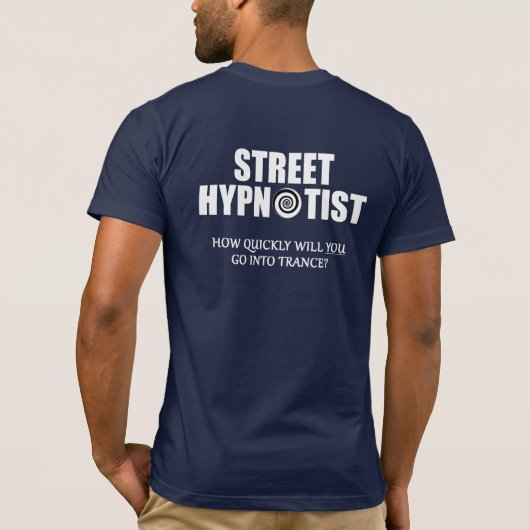 Straßen-Hypnose-Shirt T-Shirt (Rückseite)
