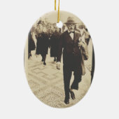 Straßen in Lissabon (Fernando Pessoa) Keramik Ornament (Hinten)