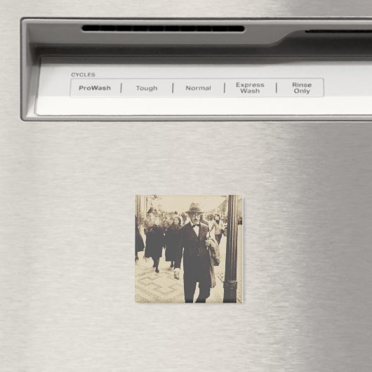 Straßen in Lissabon (Fernando Pessoa) Magnet (In Situ (Geschirrspüler))