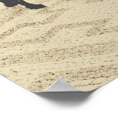 Straßen in Lissabon (Fernando Pessoa) Poster (Ecke)