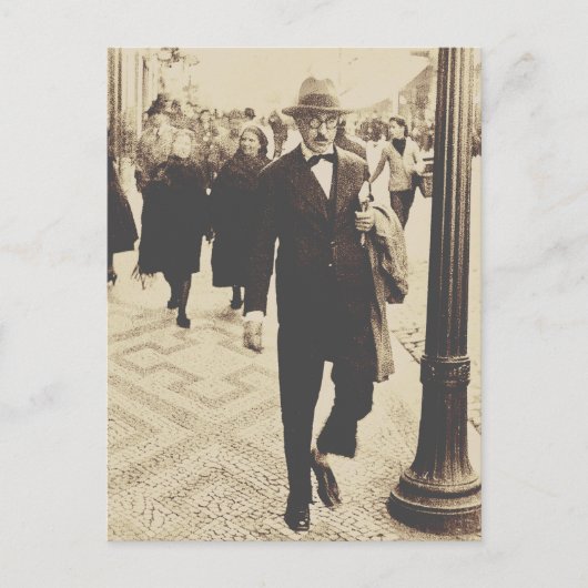 Straßen in Lissabon (Fernando Pessoa) Postkarte (Vorderseite)