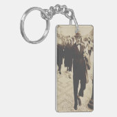 Straßen in Lissabon (Fernando Pessoa) Schlüsselanh Schlüsselanhänger (Vorderseite links)