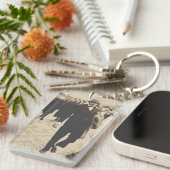 Straßen in Lissabon (Fernando Pessoa) Schlüsselanh Schlüsselanhänger (Vorderseite rechts)