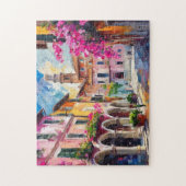 Straßen Italiens Moderne Abstrakte Kunst Puzzle (Vertikal)
