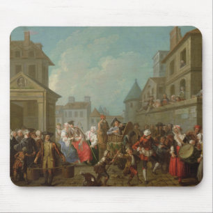 Straßen-Karneval in Paris, 1757 Mousepad
