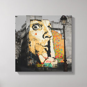 Straßen-Kunstgraffiti-Leinwand-Kunst Leinwanddruck